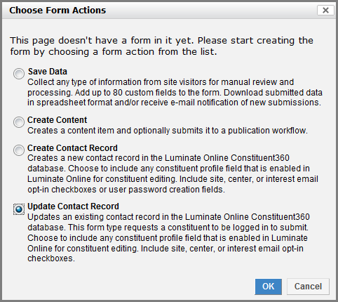Update Constituent Form Action