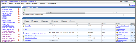 Old CMS Workspace