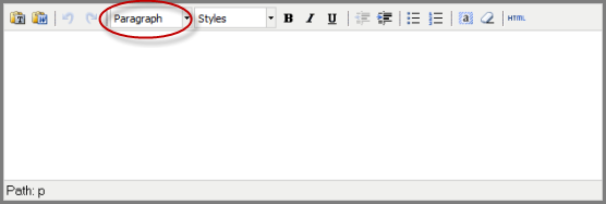 CMS RTF Fields Basic Options